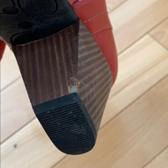 Red sandals Indigo brand - Picture 4 of 6